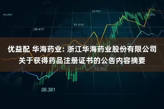 优益配 华海药业: 浙江华海药业股份有限公司关于获得药品注册证书的公告内容摘要